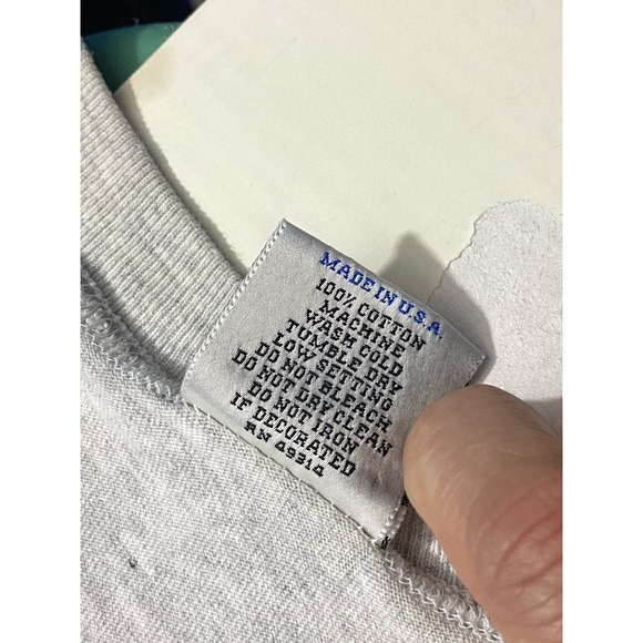 Vintage Penn State University Large Logo Grey T-shirt Size XL made in USA - Picture 7 of 12